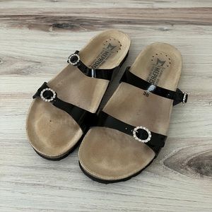Mephisto sandals.